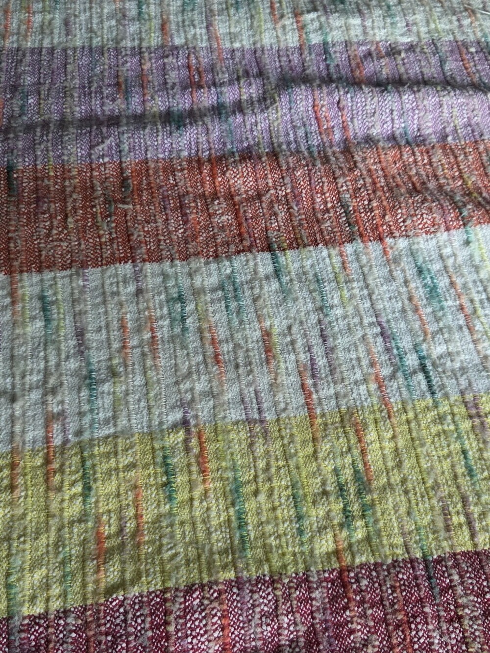 Anthropologie Multicolor Striped Blanket - Soft Cotton Blend